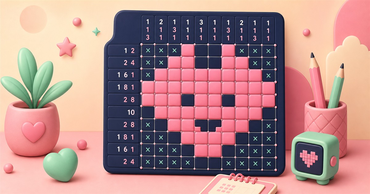 Ilustración de PinkyNonograma