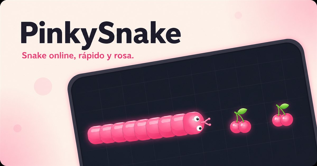 Ilustración de PinkySnake