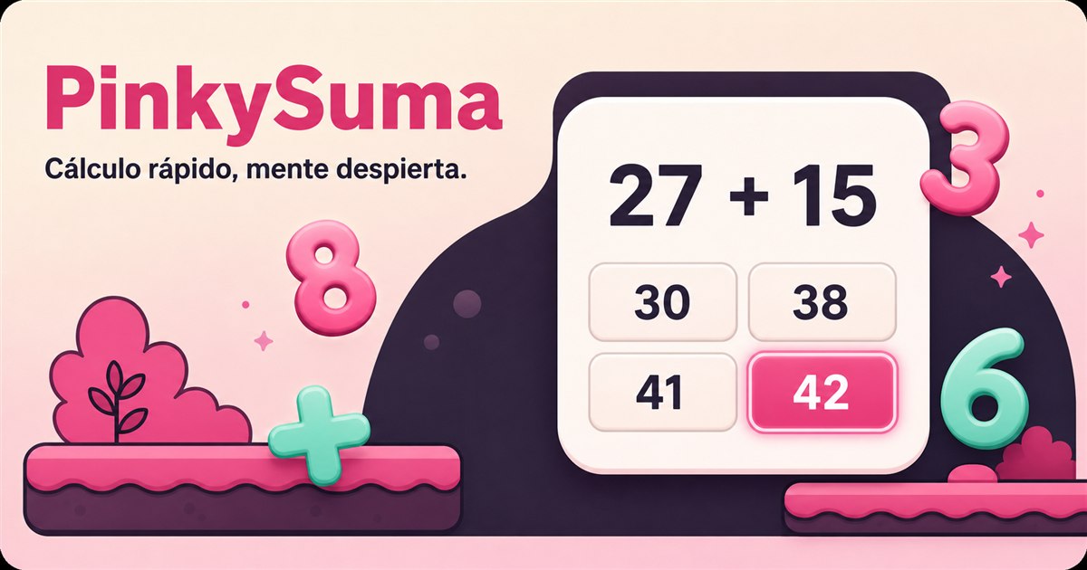 Ilustración de PinkySuma